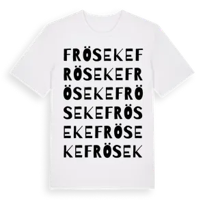 Fröseke ordlek t-shirt – ekologisk bomull t-shirt från Pinshirt