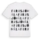 Furusjömåla ordlek t-shirt