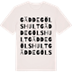 Vintage White t-shirt med Gäddegölshult ordlek t-shirt