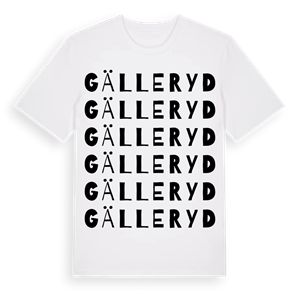 Gälleryd ordlek t-shirt – ekologisk bomull t-shirt från Pinshirt