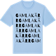 Blue Soul t-shirt med Gamla kärr ordlek t-shirt