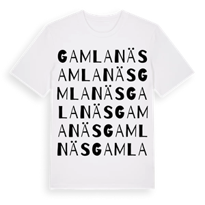 Gamla Näs ordlek t-shirt – ekologisk bomull t-shirt från Pinshirt