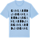 Blue Soul t-shirt med Gamlarödjan ordlek t-shirt