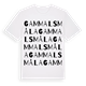 Gammalsmåla ordlek t-shirt