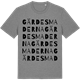 Mid Heather Gray t-shirt med Gärdesmaderna ordlek t-shirt