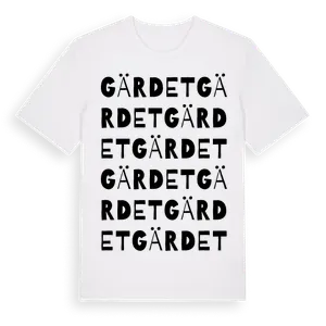 Gärdet ordlek t-shirt – ekologisk bomull t-shirt från Pinshirt