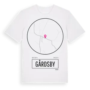 Gårdsby t-shirt – ekologisk bomull t-shirt från Pinshirt