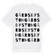 Gårdsby Stom ordlek t-shirt