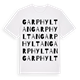 Garphyltan ordlek t-shirt