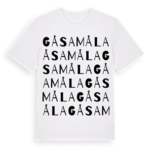 Gåsamåla ordlek t-shirt – ekologisk bomull t-shirt från Pinshirt