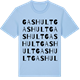 Blue Soul t-shirt med Gashult ordlek t-shirt