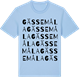 Blue Soul t-shirt med Gässemåla ordlek t-shirt