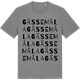 Mid Heather Gray t-shirt med Gässemåla ordlek t-shirt