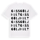 Gassgöljhult ordlek t-shirt
