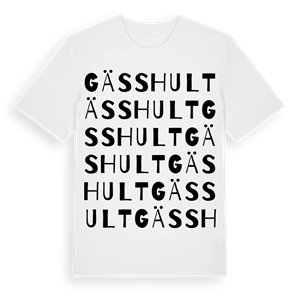 Gässhult ordlek t-shirt – ekologisk bomull t-shirt från Pinshirt