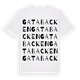White t-shirt med Gatabacken ordlek t-shirt