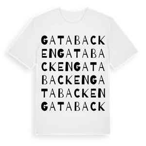 Gatabacken ordlek t-shirt – ekologisk bomull t-shirt från Pinshirt