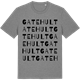 Mid Heather Gray t-shirt med Gatehult ordlek t-shirt