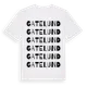 White t-shirt med Gatelund ordlek t-shirt