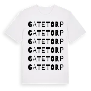 Gatetorp ordlek t-shirt – ekologisk bomull t-shirt från Pinshirt