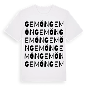 Gemön ordlek t-shirt – ekologisk bomull t-shirt från Pinshirt