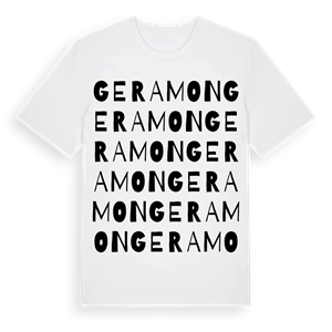 Geramon ordlek t-shirt – ekologisk bomull t-shirt från Pinshirt