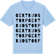 Blue Soul t-shirt med Gertrudstorp ordlek t-shirt