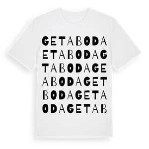 Getaboda ordlek t-shirt – ekologisk bomull t-shirt från Pinshirt