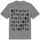 Mid Heather Gray t-shirt med Getamåla ordlek t-shirt