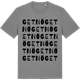 Mid Heather Gray t-shirt med Getnö ordlek t-shirt