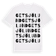 Getsjölund ordlek t-shirt
