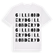 Gillbonderyd ordlek t-shirt