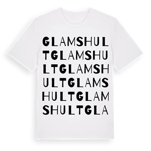 Glamshult ordlek t-shirt – ekologisk bomull t-shirt från Pinshirt