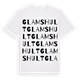 Glamshult ordlek t-shirt