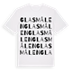 Glasmålen ordlek t-shirt