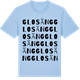 Blue Soul t-shirt med Glosäng ordlek t-shirt