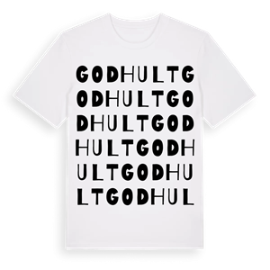 Godhult ordlek t-shirt – ekologisk bomull t-shirt från Pinshirt