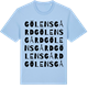 Blue Soul t-shirt med Gölensgård ordlek t-shirt