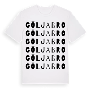 Göljabro ordlek t-shirt – ekologisk bomull t-shirt från Pinshirt