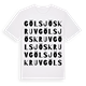 Gölsjöskruv ordlek t-shirt
