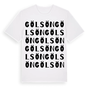 Gölsön ordlek t-shirt – ekologisk bomull t-shirt från Pinshirt
