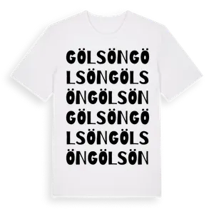 Gölsön ordlek t-shirt – ekologisk bomull t-shirt från Pinshirt