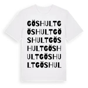 Göshult ordlek t-shirt – ekologisk bomull t-shirt från Pinshirt