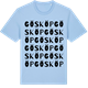 Blue Soul t-shirt med Gösköp ordlek t-shirt