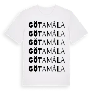 Götamåla ordlek t-shirt – ekologisk bomull t-shirt från Pinshirt