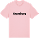 Pink Cotton t-shirt med Graneborg fetstil t-shirt