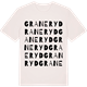 Vintage White t-shirt med Graneryd ordlek t-shirt