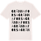 Vintage White t-shirt med Grännaforsa ordlek t-shirt