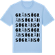 Blue Soul t-shirt med Gränsö ordlek t-shirt
