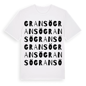 Gransö ordlek t-shirt – ekologisk bomull t-shirt från Pinshirt